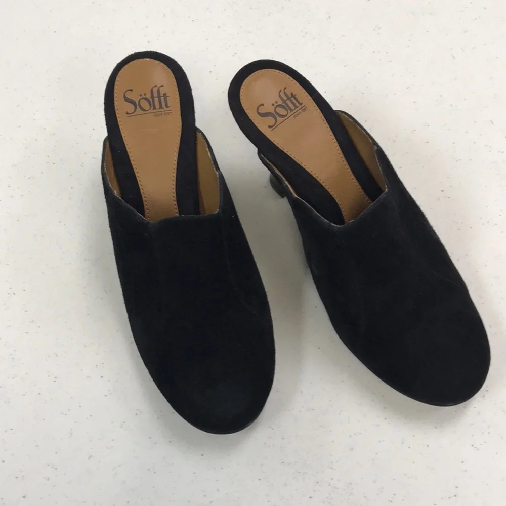 Sofft Suede Scalloped Heels - Picture 13 of 16